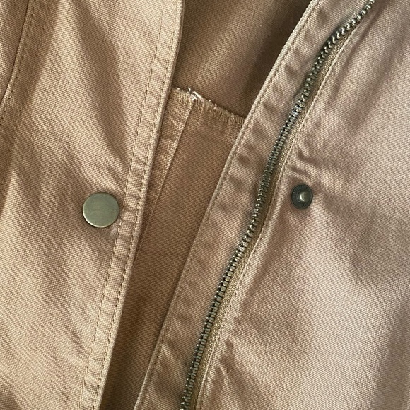 Old Navy Tan Chore Jacket with Corduroy Collar. Women’s XL. Lightly Worn. - Picture 8 of 9